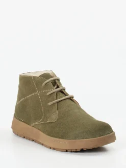 Josef Seibel – Desert Boots aus Veloursleder grün