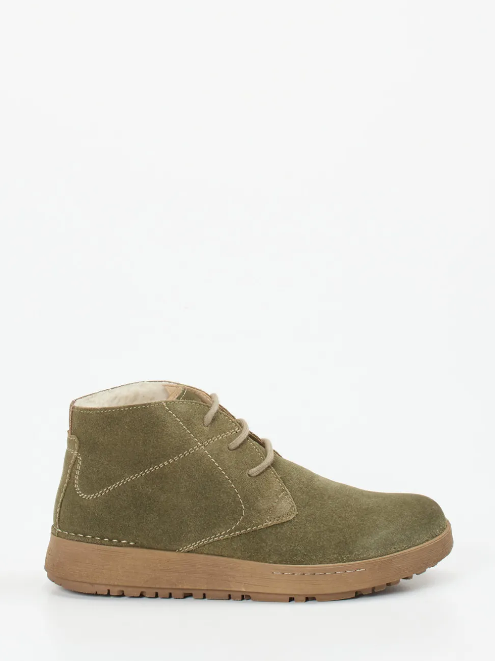 Josef Seibel – Desert Boots aus Veloursleder grün