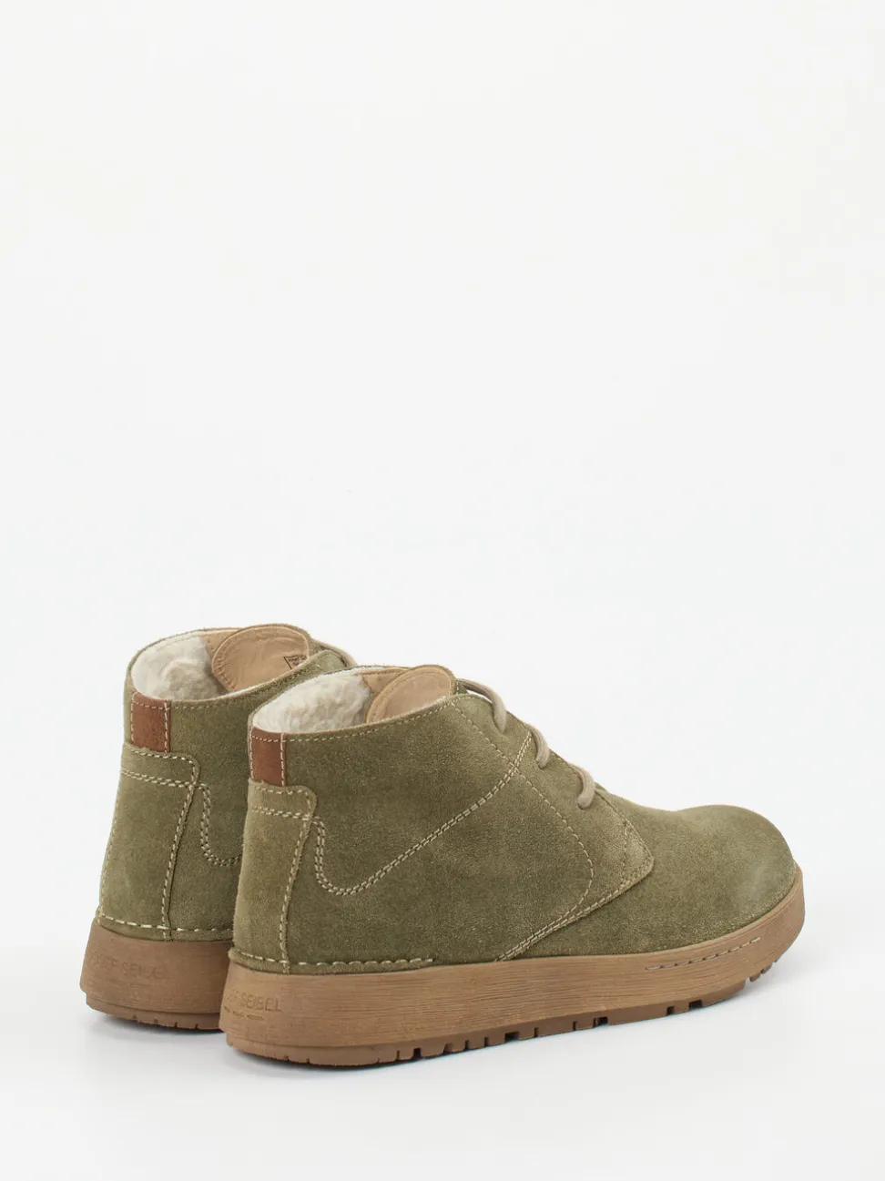Josef Seibel – Desert Boots aus Veloursleder grün