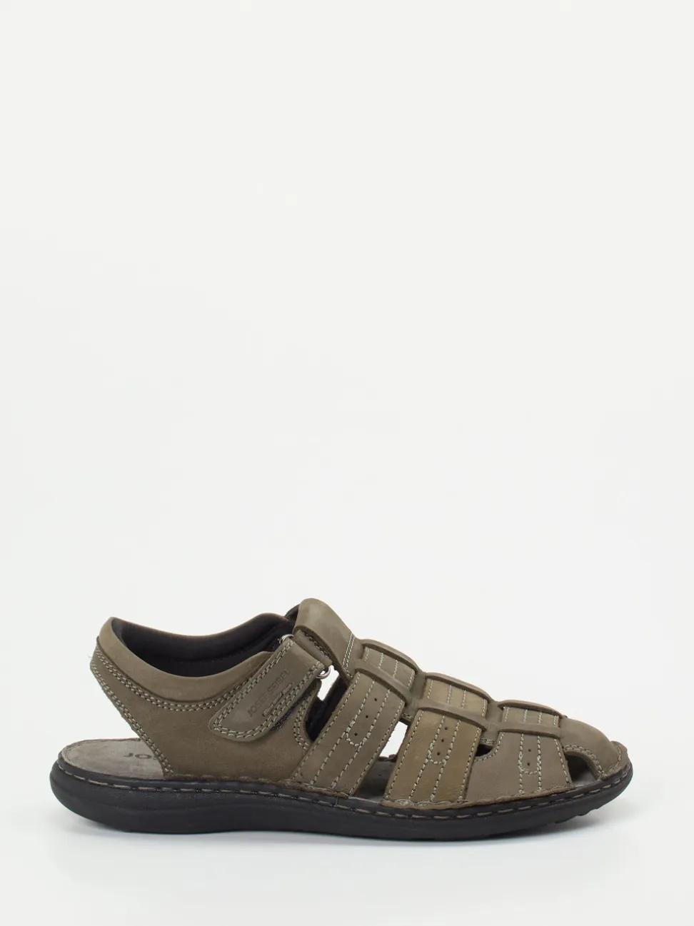 Josef Seibel – Fischersandalen aus Fettleder olivbraun