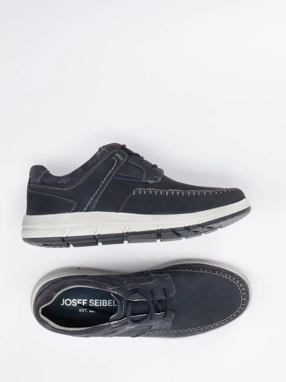 Josef Seibel – Halbschuh aus Nubukleder Dunkelblau