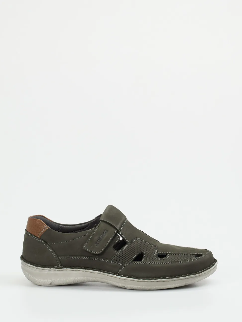 Josef Seibel – Klettslipper aus Nubukleder olivgrün