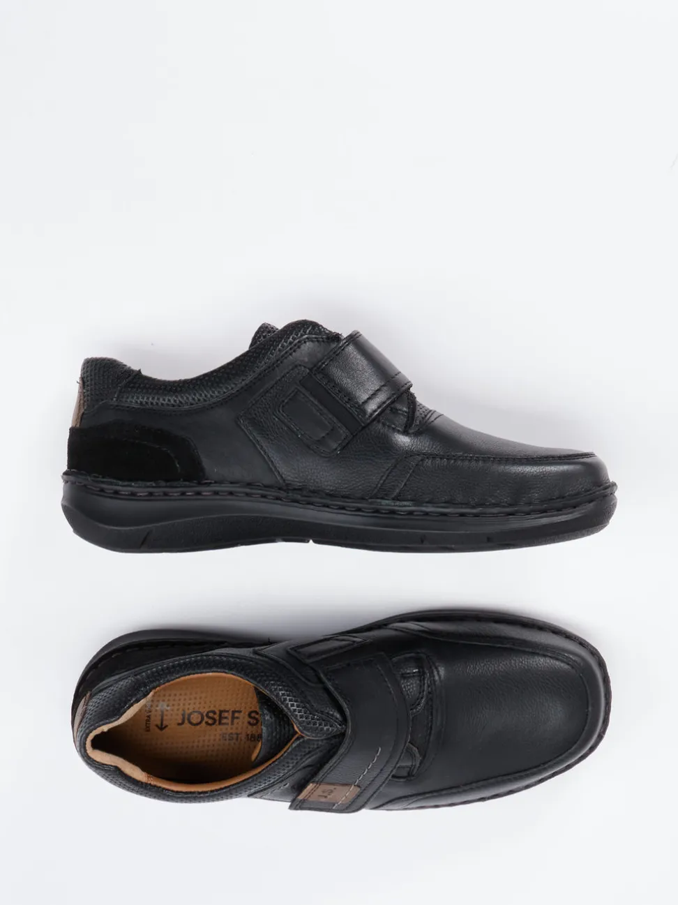 Josef Seibel – Klettslipper aus Kalbleder schwarz