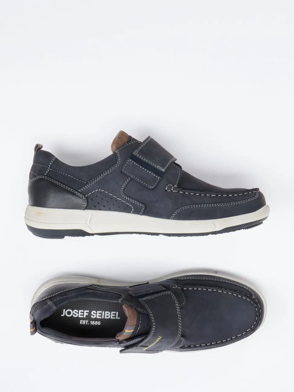 Josef Seibel – Klettslipper aus Nubukleder in Blau