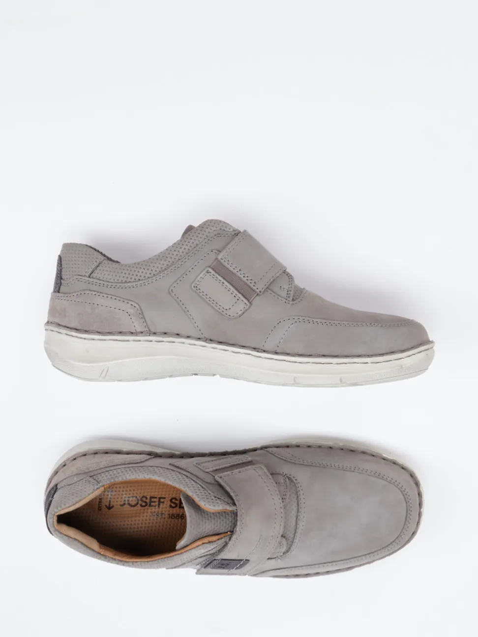 Josef Seibel – Klettslipper aus Nubukleder grau