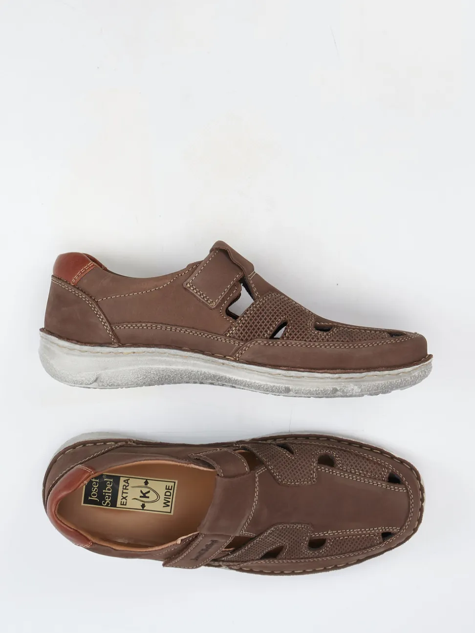 Josef Seibel – Klettslipper aus Nubukleder braun