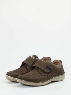 Josef Seibel – Klettslipper aus Nubukleder Mittelbraun