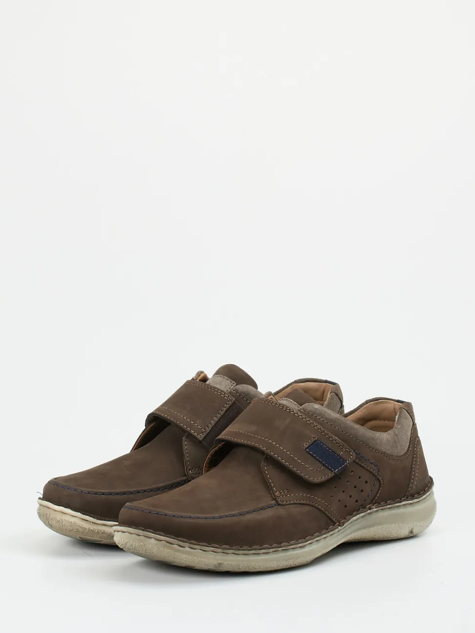 Josef Seibel – Klettslipper aus Nubukleder Mittelbraun