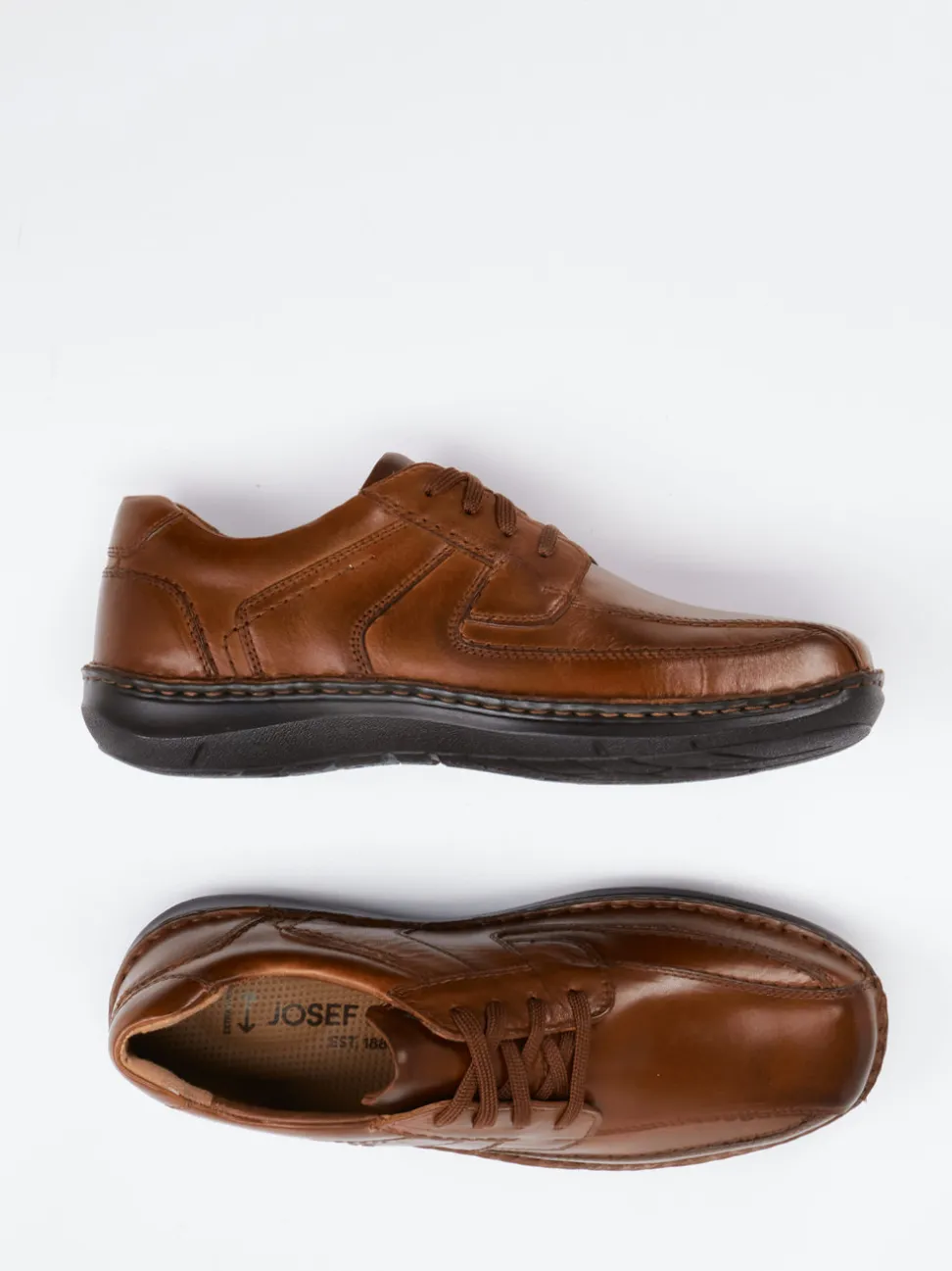 Josef Seibel – Komfort-Halbschuh aus Leder braun