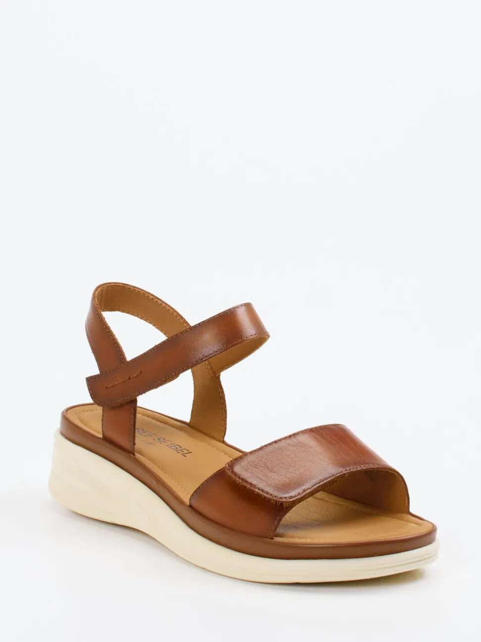 Josef Seibel – Komfortsandalen aus Känguruleder braun