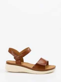 Josef Seibel – Komfortsandalen aus Känguruleder braun