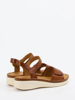 Josef Seibel – Komfortsandalen aus Känguruleder braun
