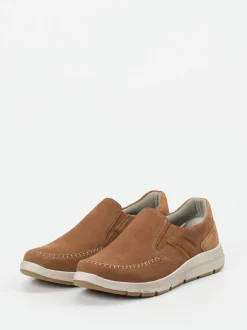 Josef Seibel – Komfort-Slipper aus Nubukleder Cognac
