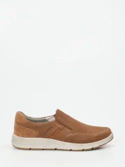 Josef Seibel – Komfort-Slipper aus Nubukleder Cognac