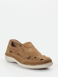 Josef Seibel – Komfort-Slipper aus Nubukleder Braun