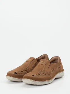 Josef Seibel – Komfort-Slipper aus Nubukleder Braun