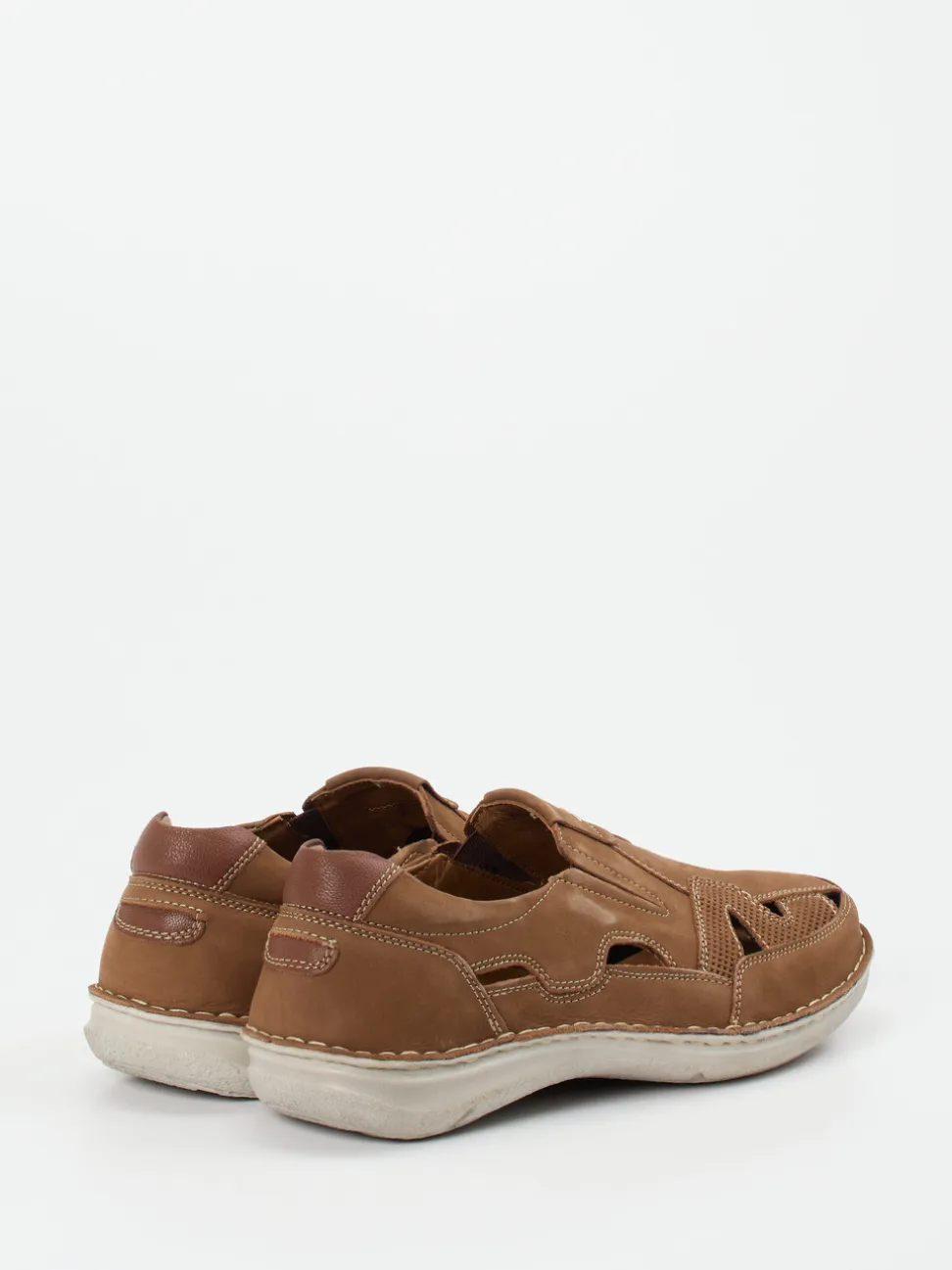 Josef Seibel – Komfort-Slipper aus Nubukleder Braun
