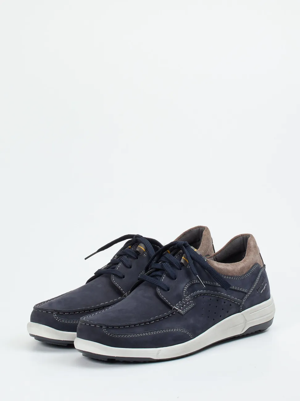 Josef Seibel – Komfort-Sneaker aus Nubukleder Dunkelblau