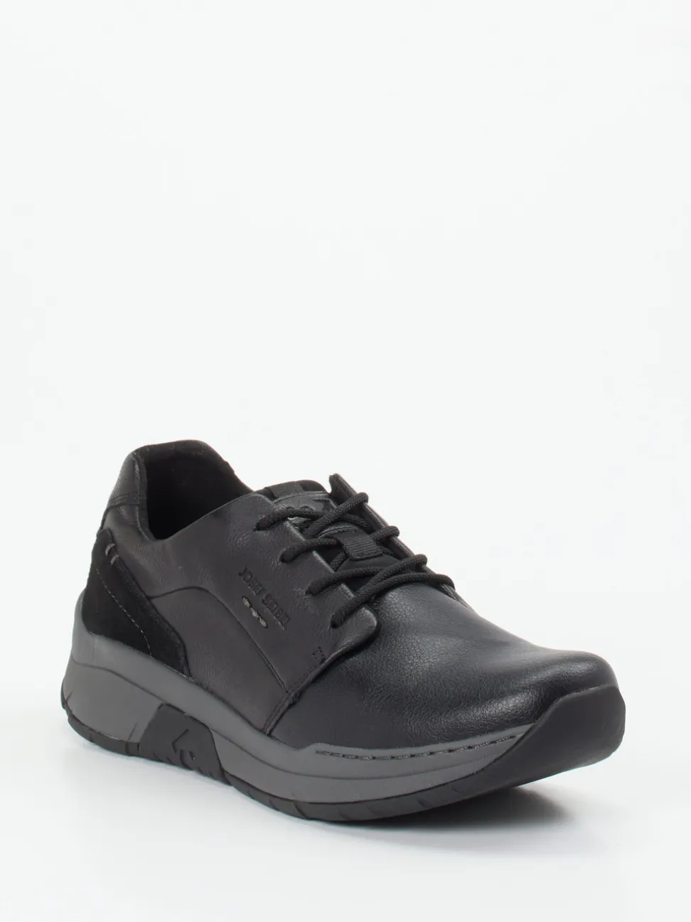 Josef Seibel – Komfort-Sneaker aus Kalbleder schwarz