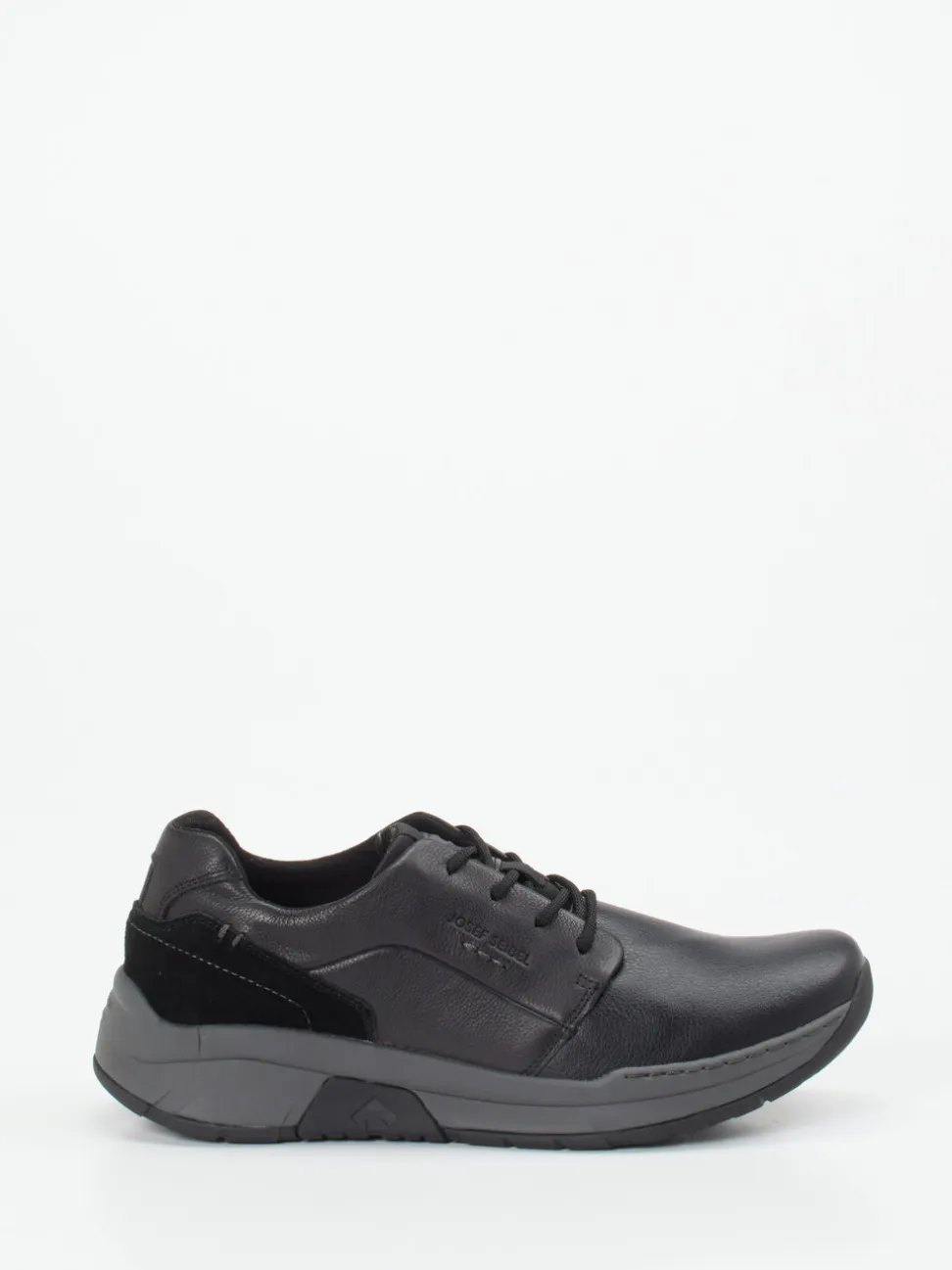 Josef Seibel – Komfort-Sneaker aus Kalbleder schwarz