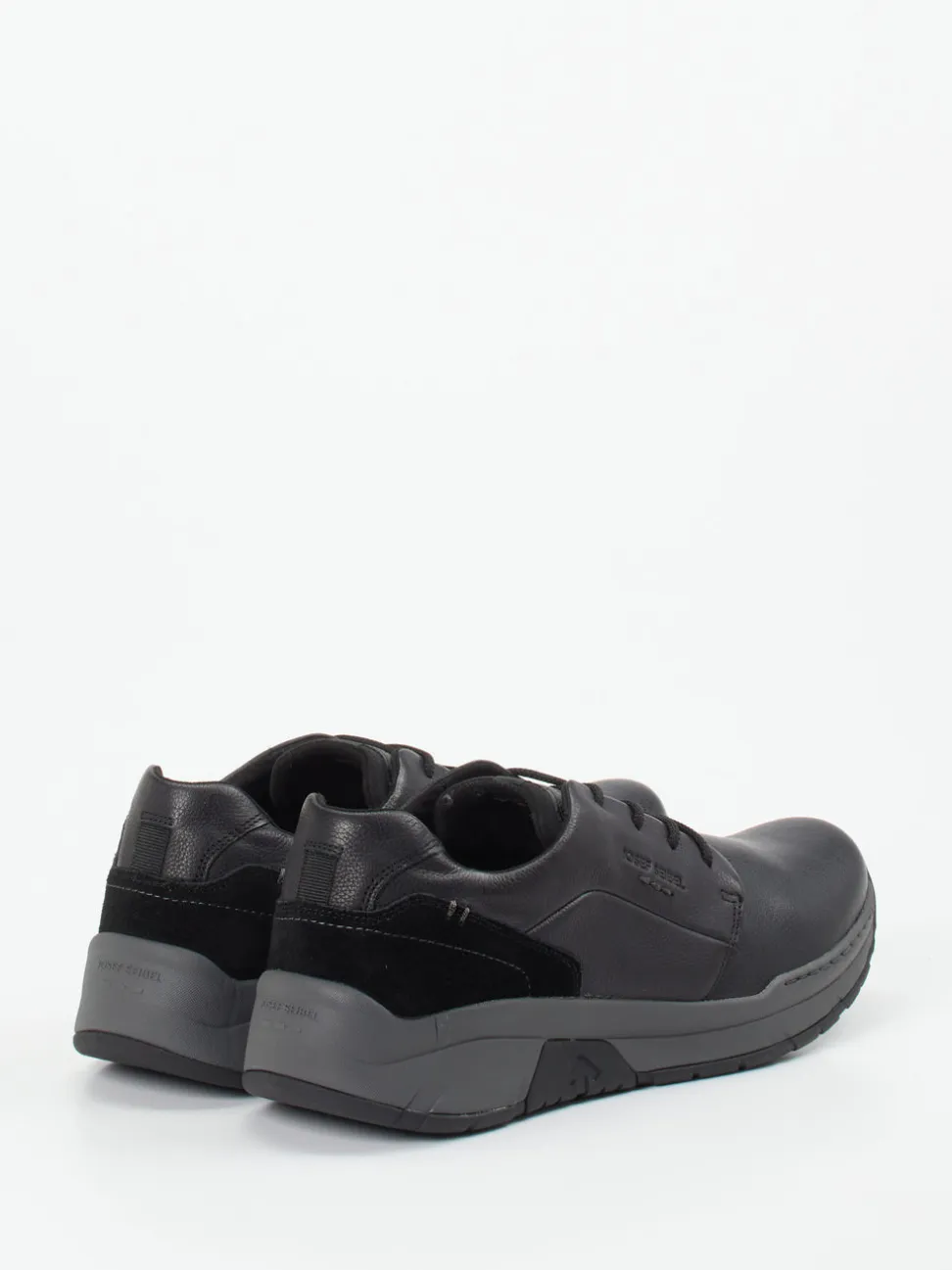 Josef Seibel – Komfort-Sneaker aus Kalbleder schwarz