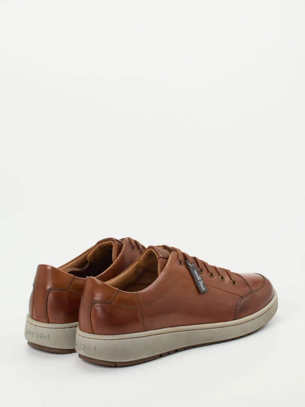 Josef Seibel – Komfort-Sneaker aus Kalbleder Braun