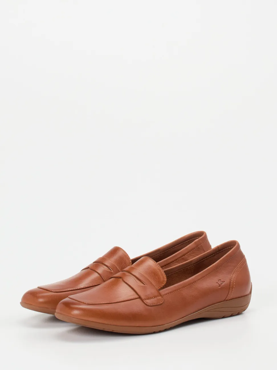 Josef Seibel – Loafer aus Kalbleder cognacbraun