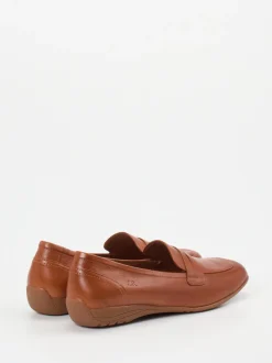 Josef Seibel – Loafer aus Kalbleder cognacbraun