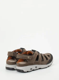 Josef Seibel – Outdoorsandalen aus Nubukleder braun