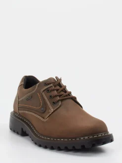 Josef Seibel – Outdoor-Schnürschuh aus Nubuk-Kalbleder braun