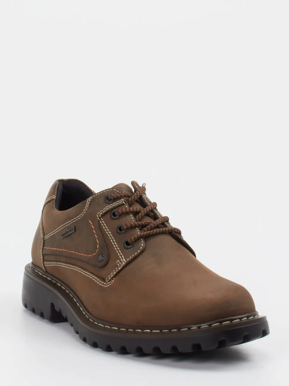 Josef Seibel – Outdoor-Schnürschuh aus Nubuk-Kalbleder braun