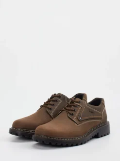Josef Seibel – Outdoor-Schnürschuh aus Nubuk-Kalbleder braun