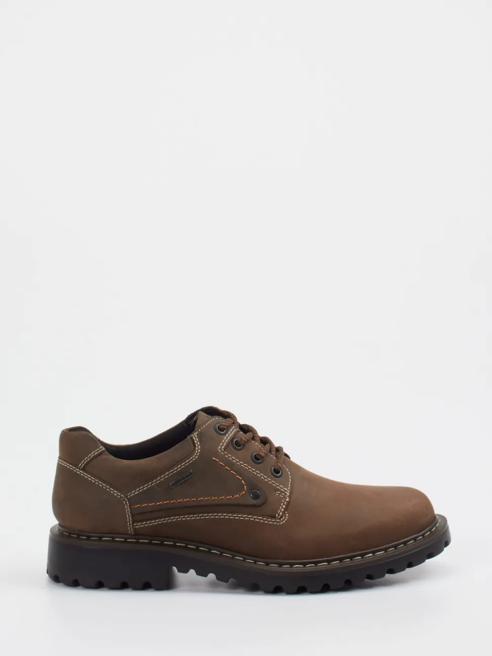 Josef Seibel – Outdoor-Schnürschuh aus Nubuk-Kalbleder braun