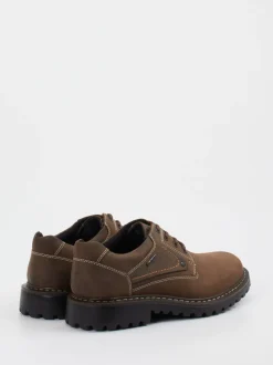 Josef Seibel – Outdoor-Schnürschuh aus Nubuk-Kalbleder braun