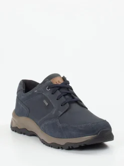 Josef Seibel – Outdoor-Schnürschuhe aus Nubukleder Blau