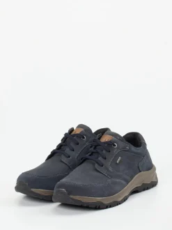Josef Seibel – Outdoor-Schnürschuhe aus Nubukleder Blau
