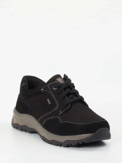 Josef Seibel – Outdoorschnürschuh aus Nubukleder schwarz