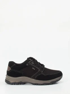 Josef Seibel – Outdoorschnürschuh aus Nubukleder schwarz
