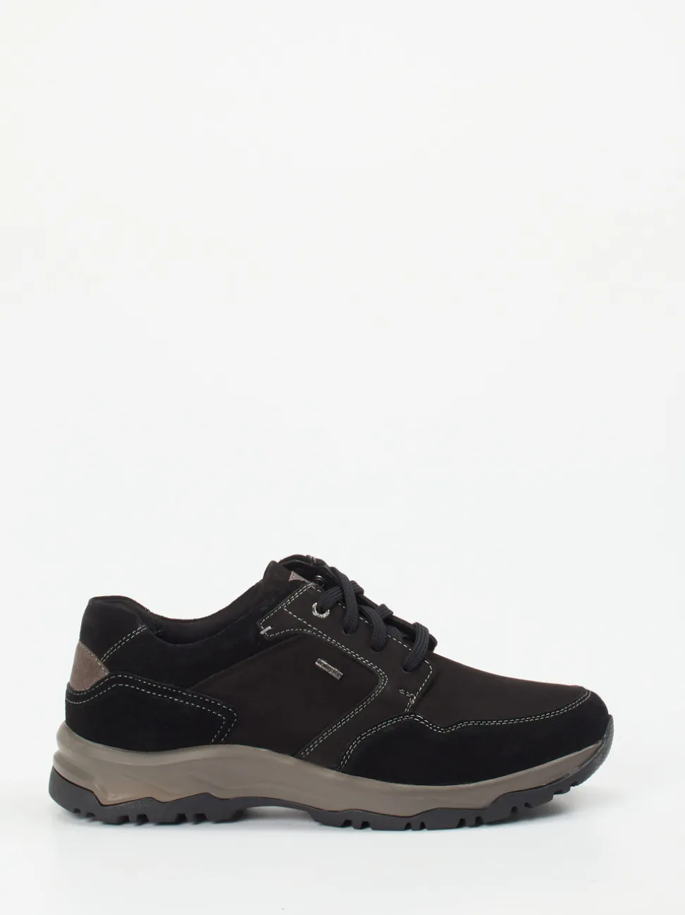 Josef Seibel – Outdoorschnürschuh aus Nubukleder schwarz