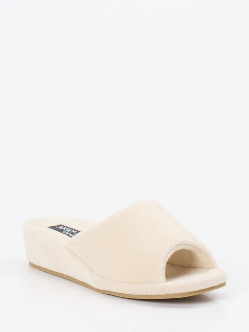 Josef Seibel – Pantolette aus Frottee in Beige