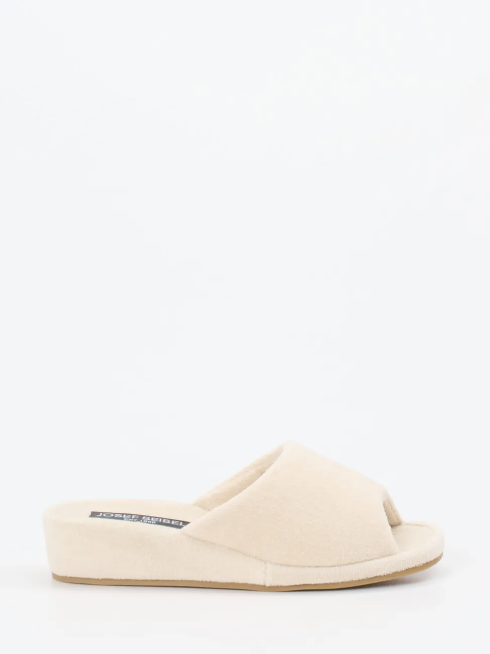Josef Seibel – Pantolette aus Frottee in Beige