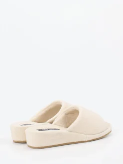 Josef Seibel – Pantolette aus Frottee in Beige