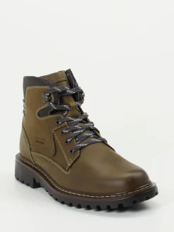 Josef Seibel – Schnürboots aus Fettleder olivbraun
