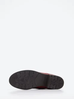 Josef Seibel – Schnürboots aus Kalbleder bordeauxrot