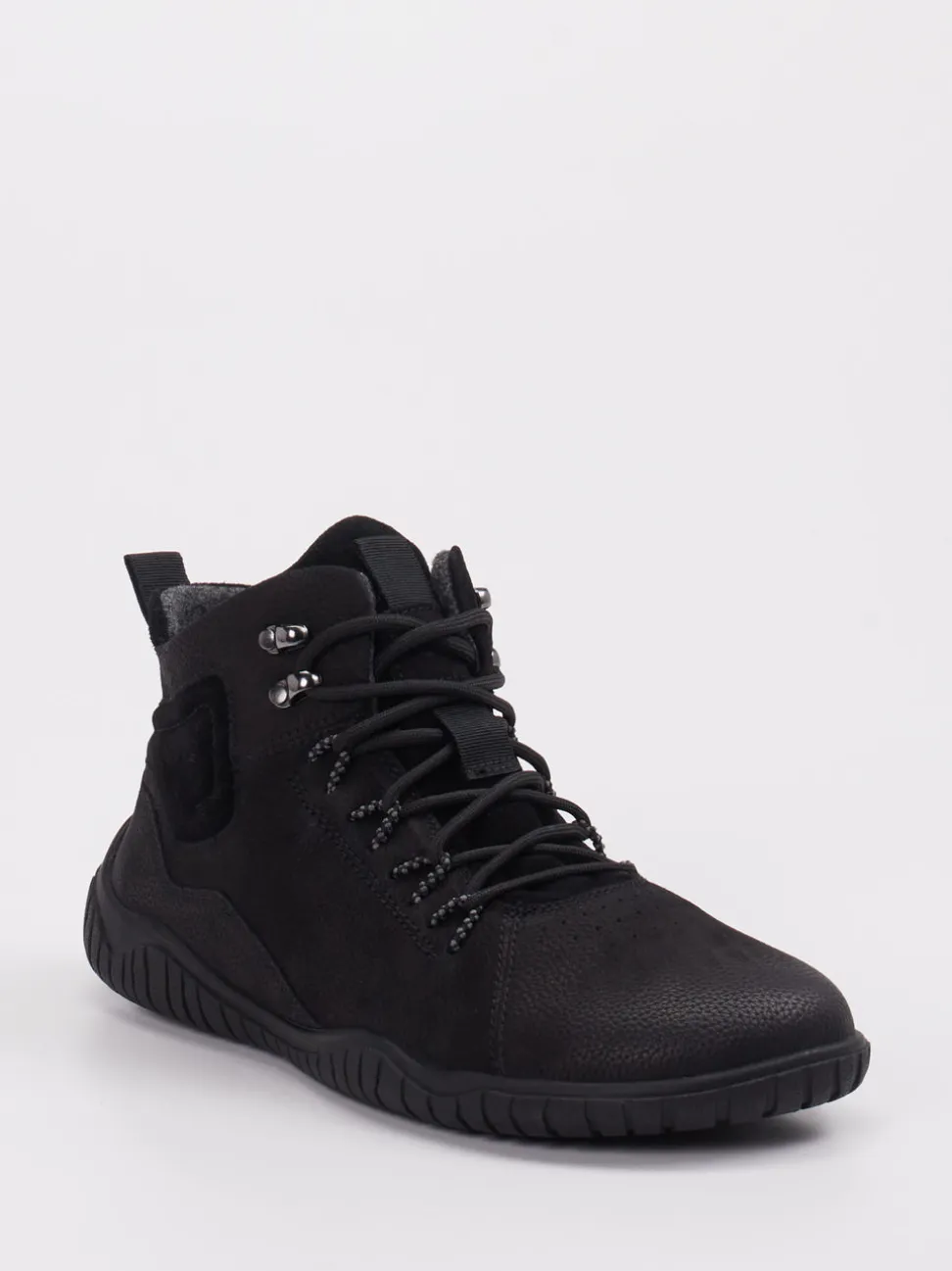Josef Seibel – Schnürboots aus Veloursleder Schwarz