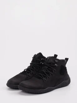 Josef Seibel – Schnürboots aus Veloursleder Schwarz