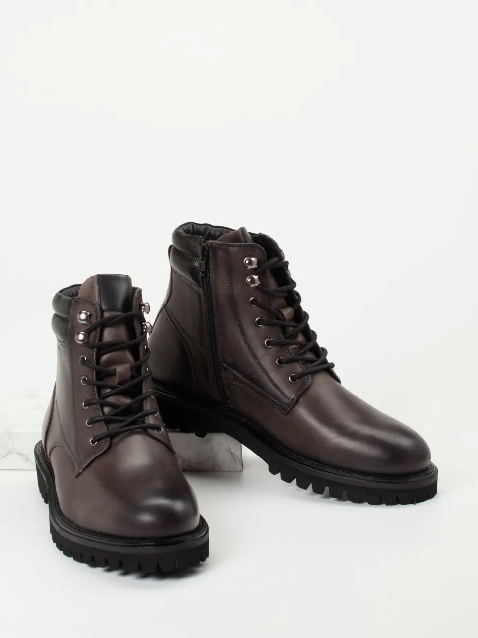 Josef Seibel – Schnürboots aus Kalbleder dunkelbraun