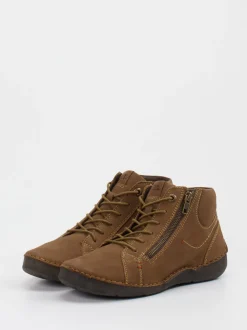 Josef Seibel – Schnürboots aus Nubukleder Braun