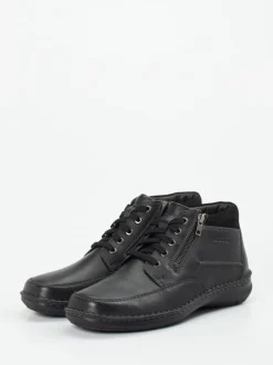 Josef Seibel – Schnürboots aus Kalbleder schwarz