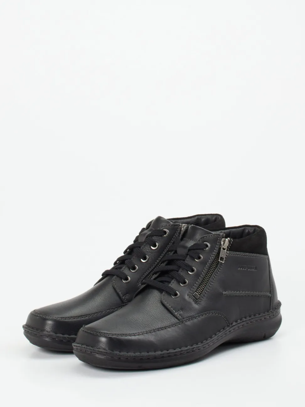 Josef Seibel – Schnürboots aus Kalbleder schwarz